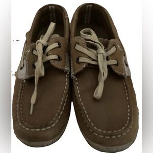 Magaritaville Laced Brown Beige Boat Shoes Loafers Woman’s Size US9